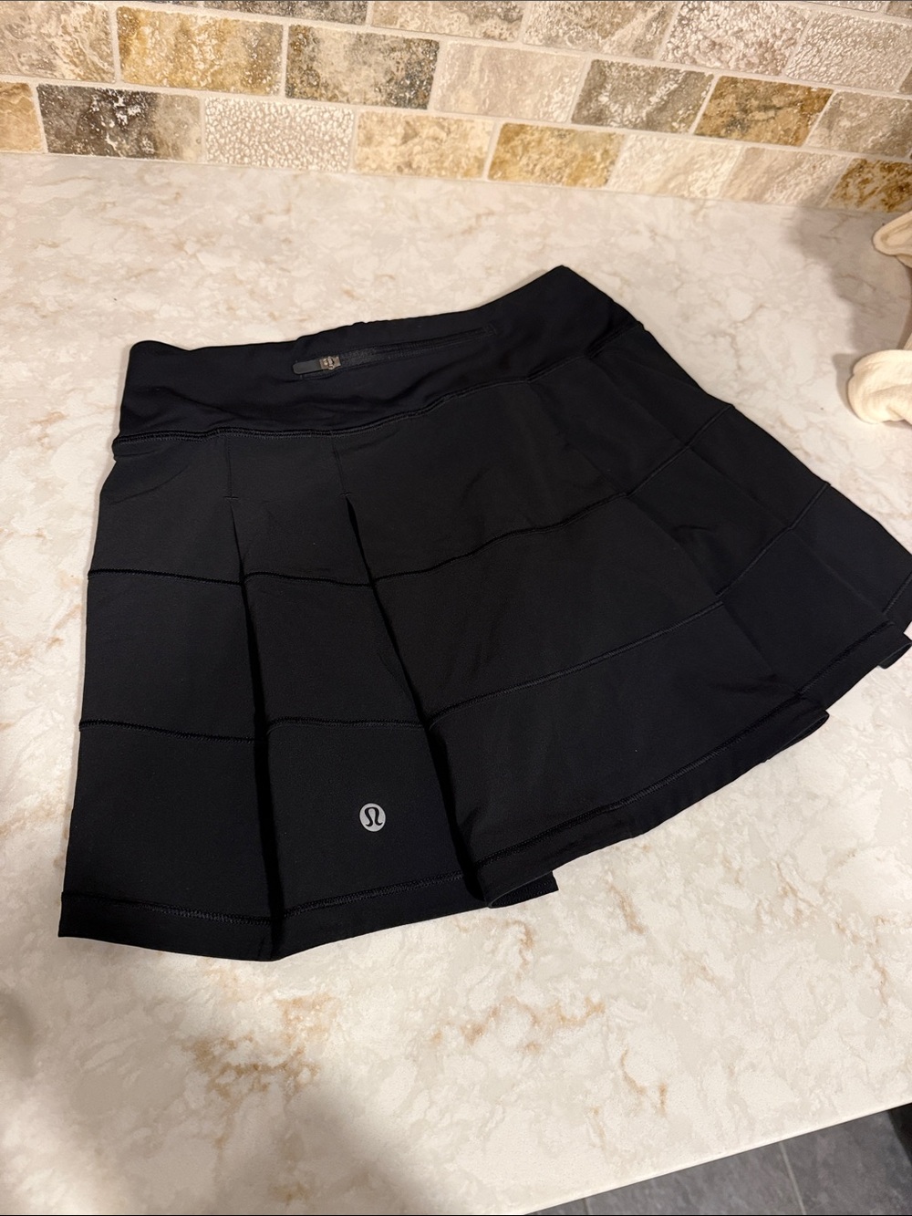 Lululemon Black Athletic Skort with Built-In Shorts